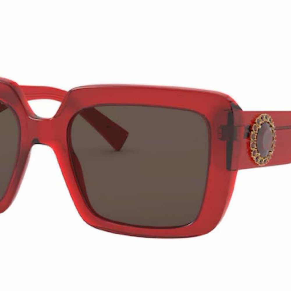 NEW Versace Red Designer Sunglasses
